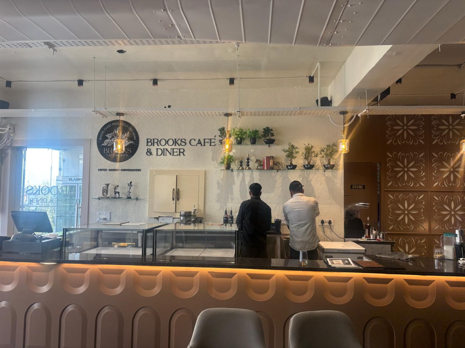 Brooks Café counter